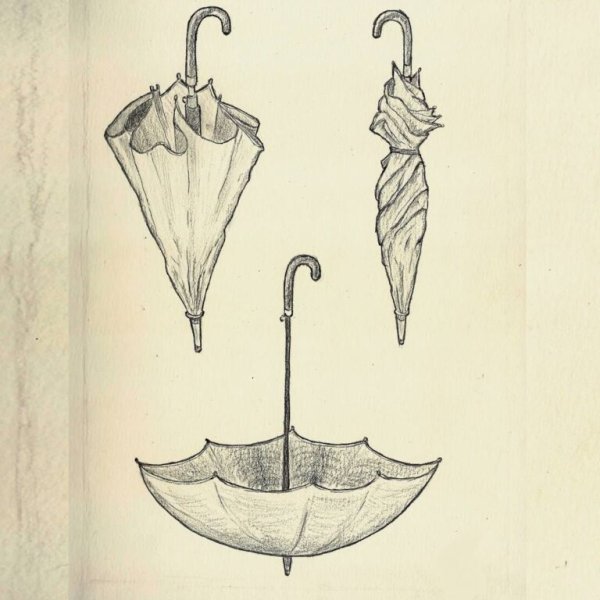 Зонт набросок