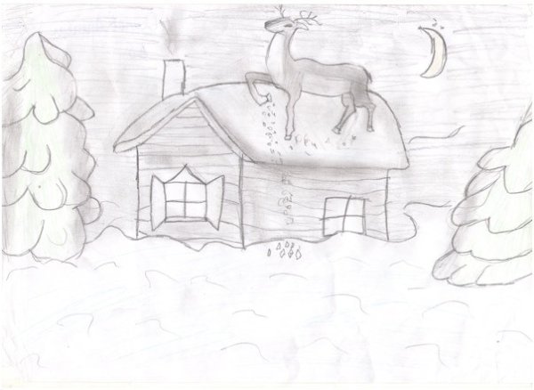 П.П. Бажов "серебряное копытце" раскраска