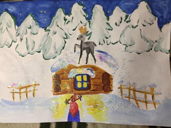 Иллюстрация к сказке серебряное копытце легко