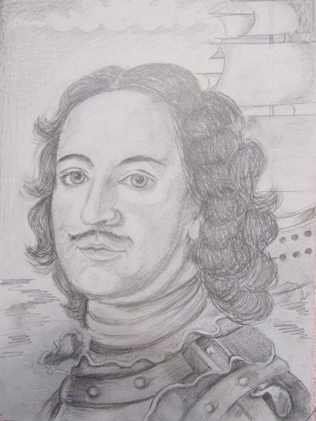 Петр первый 350