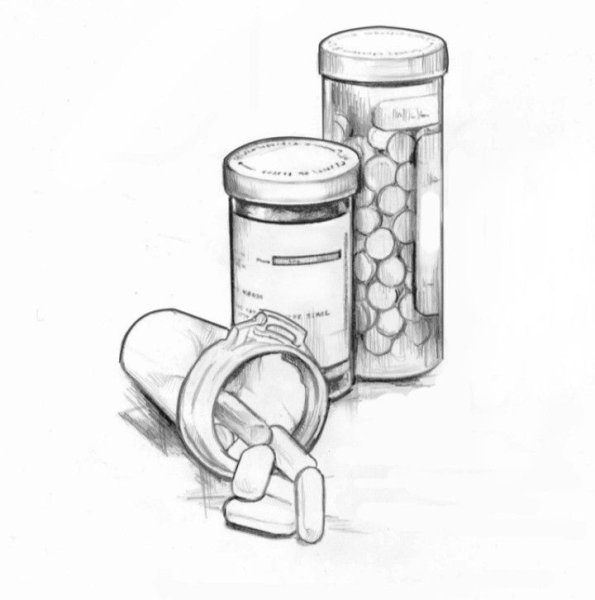 Таблетки эскиз