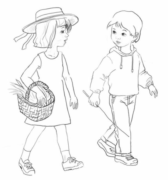 Раскраски для девочек и мальчиков