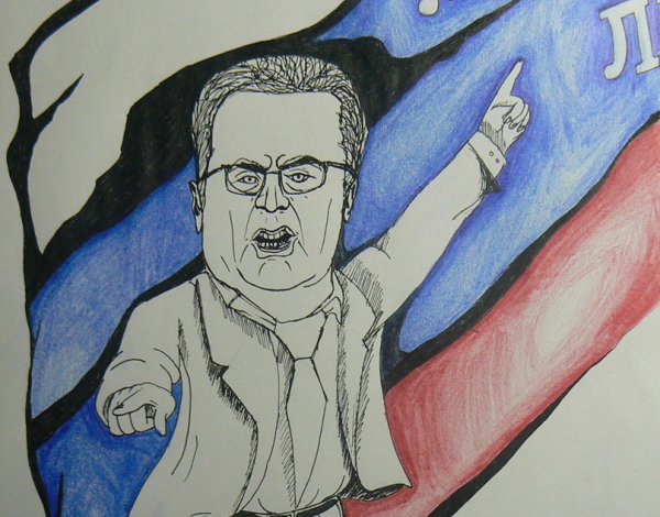 Жириновский Владимир шарж