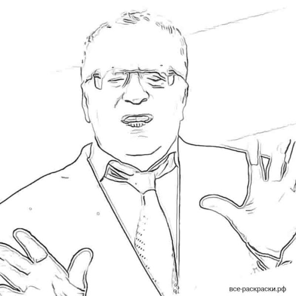 Жириновский рисунок