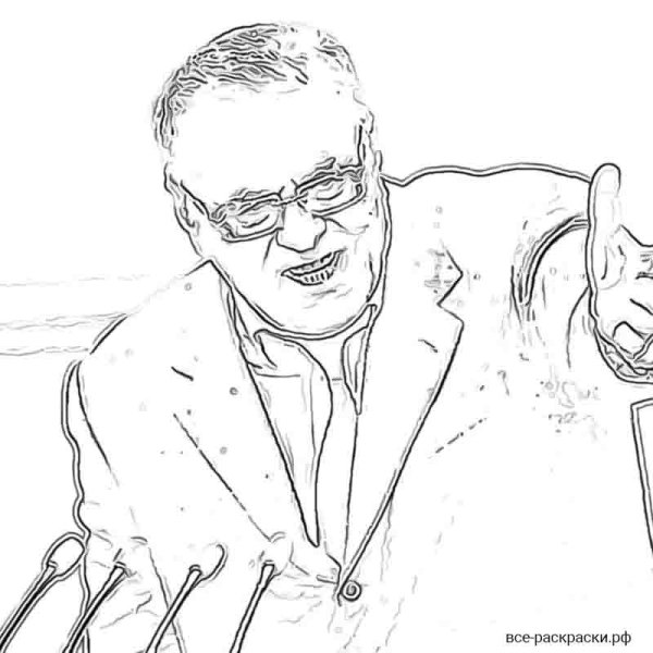 Нарисовать портрет Жириновского