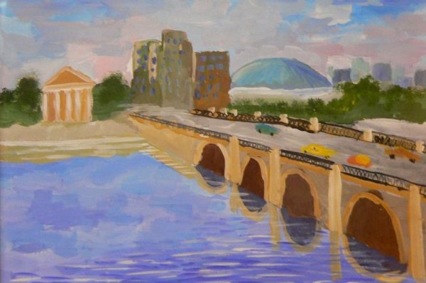 Рисунок на тему мой город Челябинск