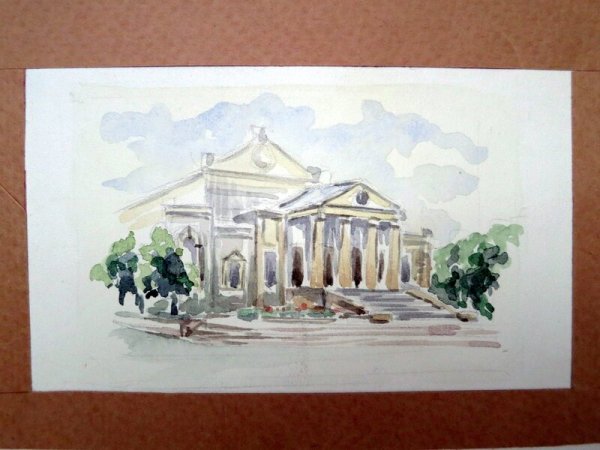 Городской пейзаж Графика