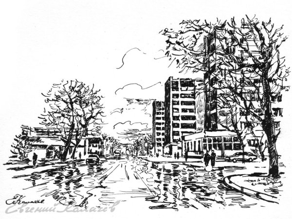 Город Челябинск рисунок