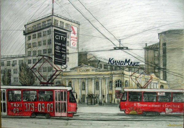 Зарисовки города Челябинска