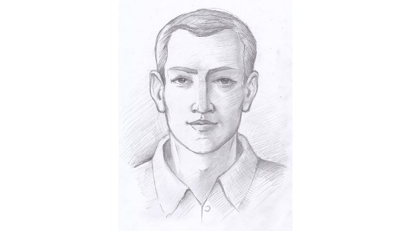 Брэд Питт карандашом поэтапно