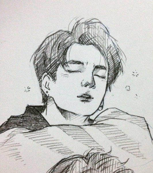Чон Чонгук рисунок