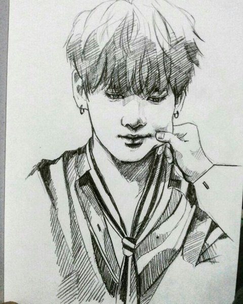 Рисунки БТС Чонгук