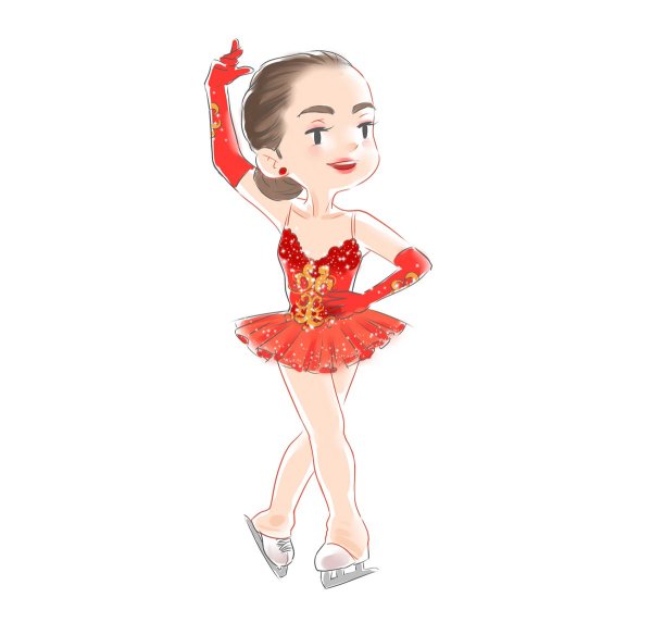 Алина Загитова рисунок