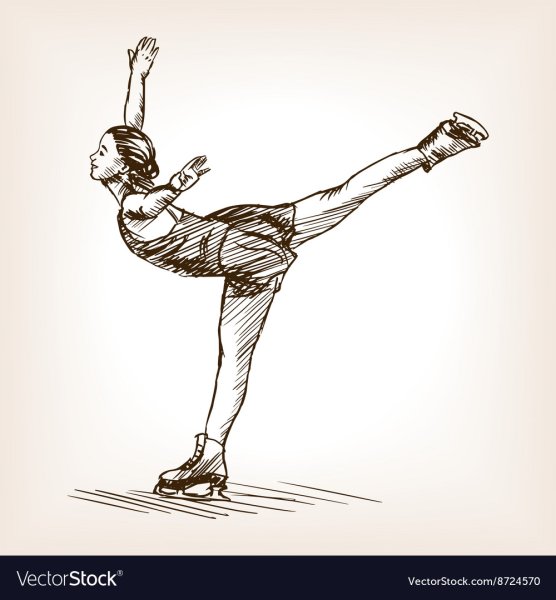 Фигурное катание рисунок