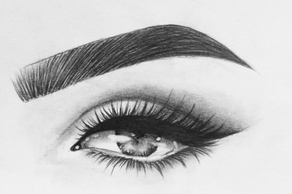 Брови рисунок