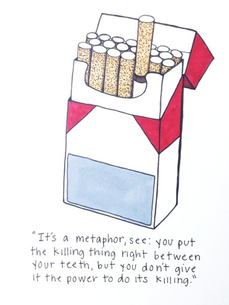 Сигарета эскиз