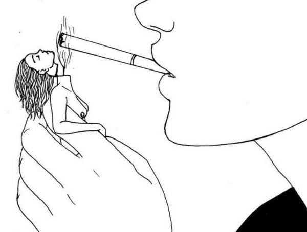 Сигарета эскиз