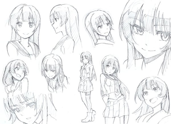 Аниме в разных ракурсах