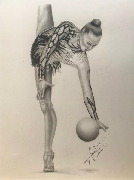 Наброски гимнасток