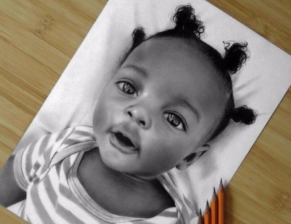 Нереальный рисунок карандашом