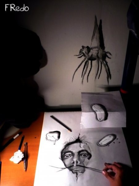 Реалистичные портреты шариковой ручкой