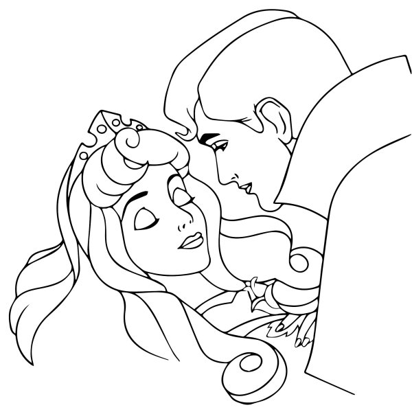 Спящая красавица рисунок