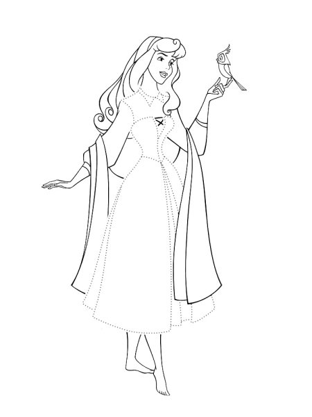 Шарль Перро спящая красавица раскраска