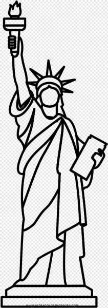 Статуя свободы скетч