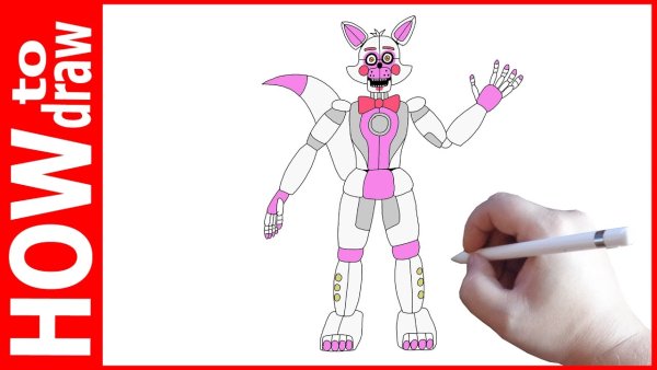 Поэтапное рисование фантайм Фокси