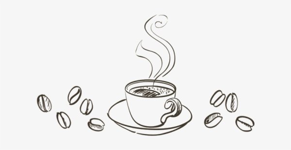 Кружка с блюдцем раскраска