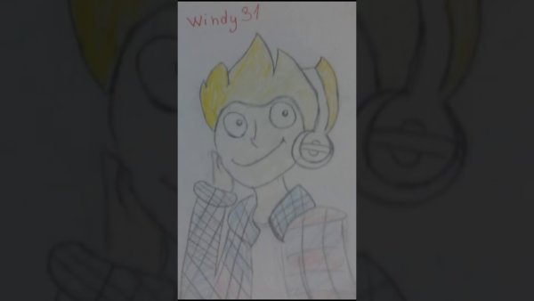 Винди арт карандашом