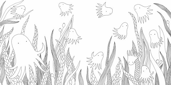 Морское дно раскраска