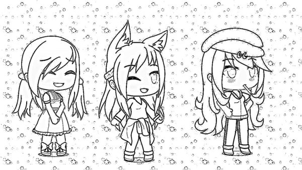 Гача лайф срисовать