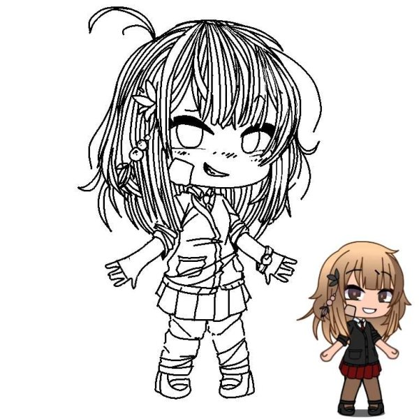 Раскраски гача лайф демоны