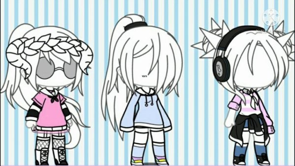 Раскраска гача лайф