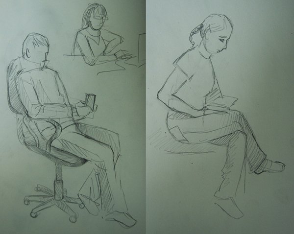 Зарисовки людей