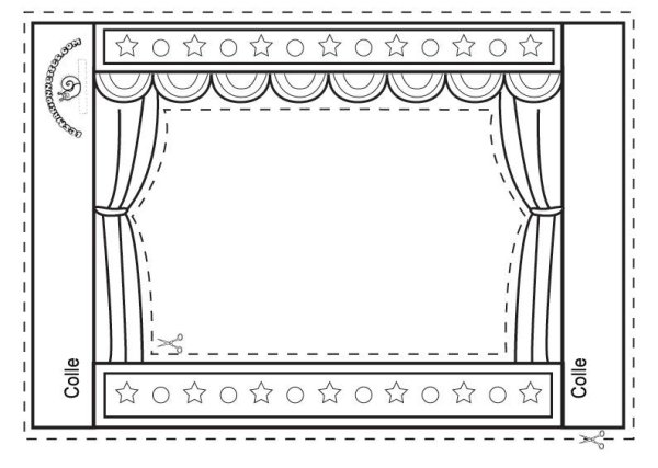 Сцена карандашом