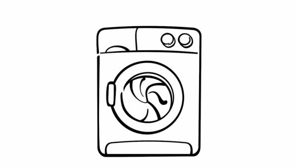 Стиральная машина раскраска