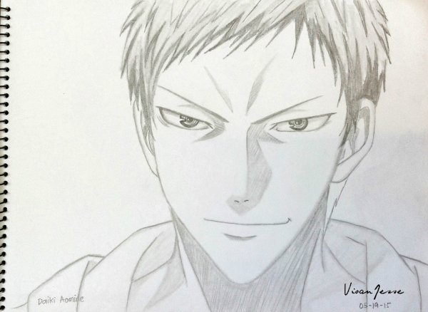 Баскетбол Куроко Аомине в полный рост