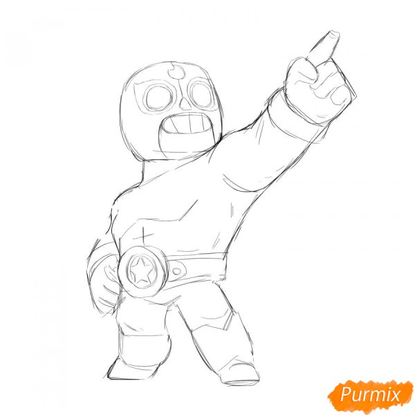 Эль Примо срисовать