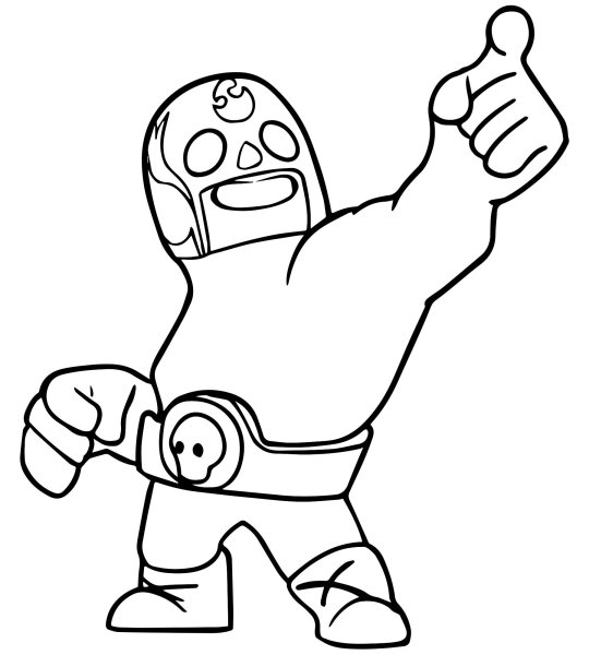 Раскраски Браво старс Эль Примо