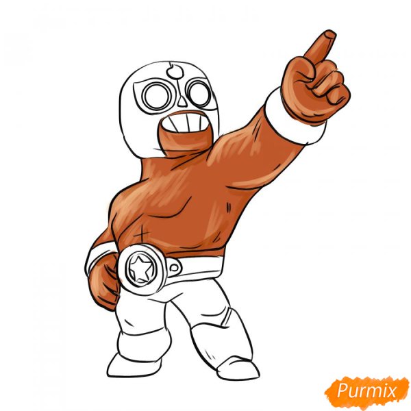 Эль Примо карандашом