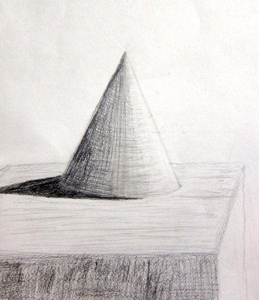 Штриховка конуса