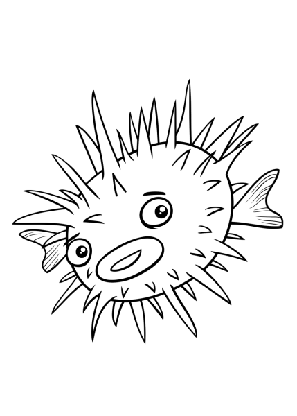 Рыба крылатка черно белая