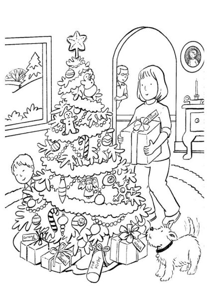 Новогодние зарисовки карандашом