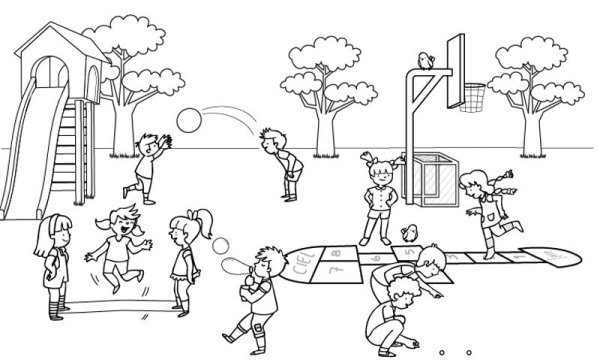 Раскраска здоровый образ жизни для детей