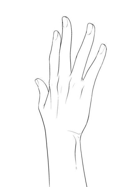 Рука контур