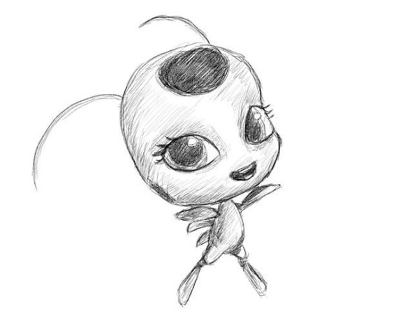 Леди баг и супер кот для срисовки