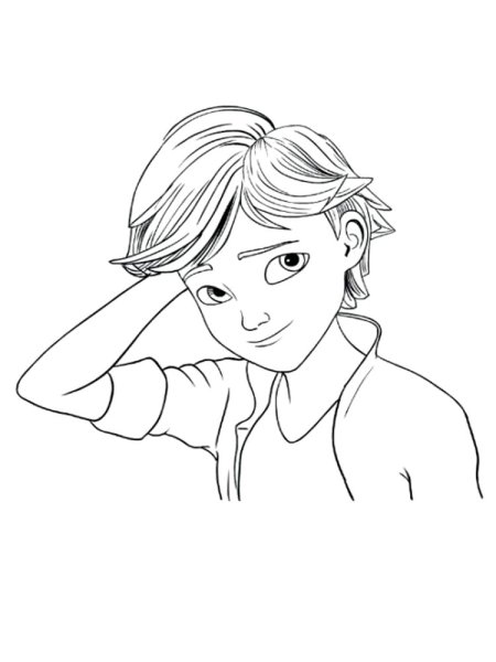 Адриан Агрест карандашом