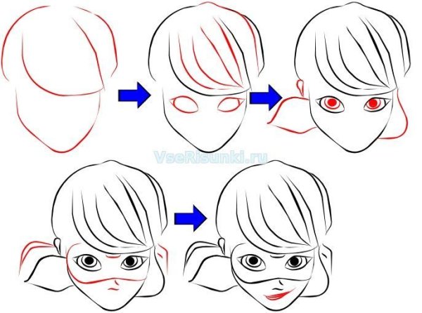 Как нарисовать ледибак